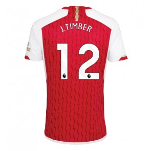 Arsenal Jurrien Timber #12 Hjemmebanetrøje 2023-24 Kort ærmer